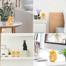 Quà tặng vịt móc nhỏ vui nhộn tích cực - Quà tặng hỗ trợ truyền cảm hứng về mặt cảm xúc cho bạn gái, bạn trai, đồng nghiệp, quà tặng sinh nhật và ngày lễ - Quà tặng động vật cá mập khoai tây chim cánh cụt đan thủ công tích cực - Nhiều màu - Xem 7