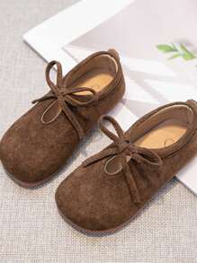 1 par de zapatos planos de unicolor de moda casual para niñas, apropiados para primavera y verano