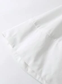 波西米亚风连衣裙 & 度假必备单品 | 女士白色露背荷叶边连衣裙 | 性感露背系带设计 | 适合海滩度假、约会之夜和圣诞派对 | 新年和节假日必备 - 白色 - 查看 10