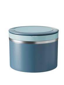 1 hộp đựng thực phẩm cách nhiệt bằng thép không gỉ có tay cầm - Giữ ấm/lạnh thực phẩm, thiết kế nhỏ gọn, phù hợp cho gia đình và văn phòng, thời trang và tiện dụng. - Xanh dương-1000ml - Xem 9
