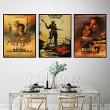 1 pièce Affiche murale sans cadre, Affiche de film classique à chaud Léon Le Parrain Impression de film TV Affiches vintage Décoration murale maison Cadeau Art Image Peinture Rétro POpVintage