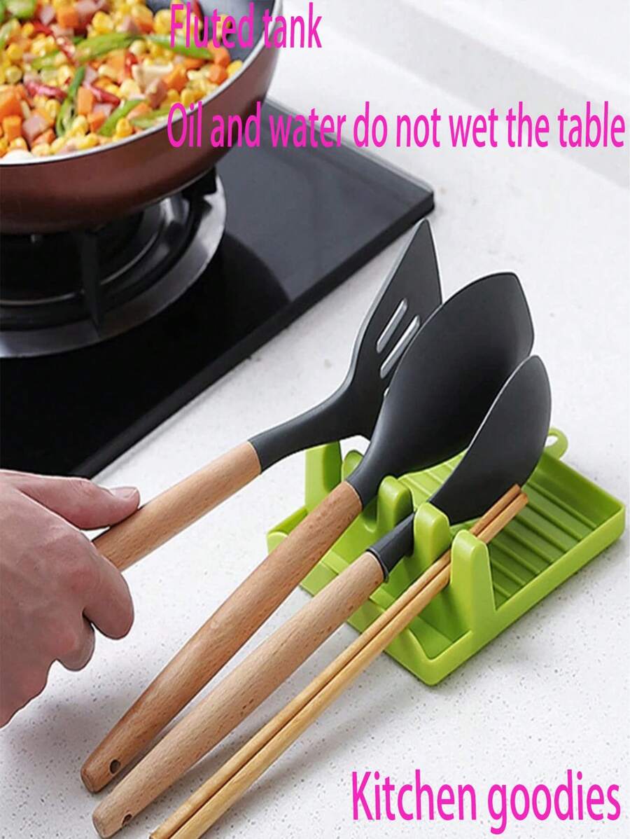 Soporte multiusos de plástico para almacenar tapas de ollas, espátulas, cubiertos y cucharas en la cocina