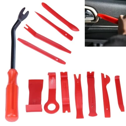 Car Interior Disassembly Kit Car Plastic Trim Disassembly Tool, Car Audio Disassembly Kit, Manual Disassembly Tool Set, Manual Pry Bar Screwdriver Repair Tool Set,Tools For Men