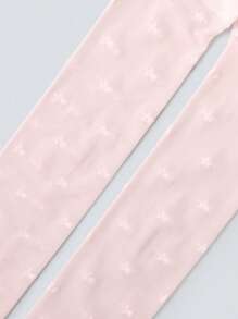 4pcs Kids Printed Sheer Tights/Pantyhose, Thin Style, Spring/Summer