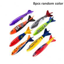 Set de 8 juguetes de piscina, mejores juguetes de piscina, juegos de verano para piscina, juguetes de buceo