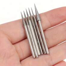 6pcs 1-4mm Rhinestone Grinding Head Needle Bits Burrs Engraving Carving Tool 2.35mm - As Shown - View 9