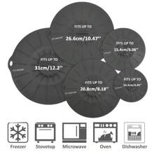 5 pièces Couvercles en silicone pour micro-ondes, couvercles hermétiques en silicone réutilisables, résistants à la chaleur pour micro-ondes, couvercles anti-poussière et anti-éclaboussures pour bols, assiettes, casseroles et poêles. Couvercles anti-éclaboussures, utilisables au micro-ondes, sur la cuisinière, au réfrigérateur et au congélateur