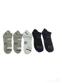 5 paar ademende mesh sportsokken voor heren, enkelhoog, zwart/wit/grijs, geschikt voor basketbal, willekeurige levering, lente/zomer