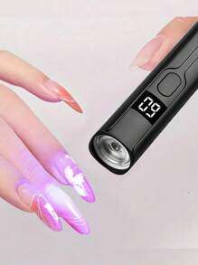 1 件便携式 UV LED 指甲灯 手持式 UV 指甲灯，1 件 3W 灯珠 指甲烘干机 专业指甲烘干灯 凝胶 X 灯 适用于凝胶指甲 闪光灯 适用于凝胶指甲 LED 指甲灯 便携式迷你指甲烘干机 凝胶抛光 指甲胶 凝胶 USB 手电筒 家庭 DIY 美甲 美甲工具 送给女孩的最佳礼物 - 彩色 - 查看 5
