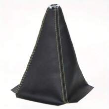 1 Pieza Funda universal para perilla de palanca de cambios de automóvil, Collar de palanca de cambios de PU, Funda para palanca de cambios manual/automática de automóvil - Resistente al agua y decorativa, Apta para la mayoría de automóviles manuales/automáticos y camiones
