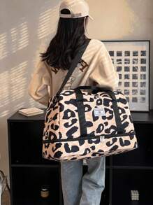 Nuova borsa da viaggio semplice, alla moda e versatile, borsa casual per sport e fitness, per viaggi a breve distanza, sport, grande capacità, impermeabile, borsa versatile ed elegante, per studenti universitari, borsa maternità, borsa da viaggio con scomparto scarpe indipendente, può essere fissata a un trolley, regalo per le vacanze, borsa leggera e pieghevole per accessori scolastici e materiale scolastico