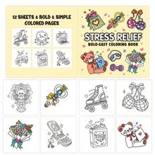 Libros para colorear para adultos y adolescentes con diseños súper lindos, un espacio cómodo y agradable para relajarse (Espacio de Confort para Colorear). Libere emociones y alivie la ansiedad | El regalo ideal para vacaciones y ocasiones especiales, vuelta al colegio, útiles escolares - Multicolor - Ver 8