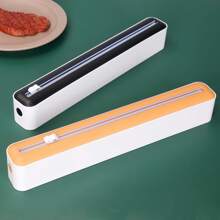 1 szt. Czarny/niebieski/żółty/zielony, magnetyczny dozownik do folii kuchennej do użytku domowego z folią i folią spożywczą, uchwyt do cięcia świeżych toreb, stojak do przechowywania worków na śmieci i plastikowych toreb, wygodny i szybki do kuchni