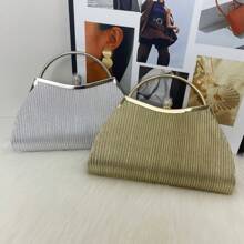 A Small Gold-Embellished Ladies' Bag, A Fashionable Princess Bag With Pleats And A Banquet Handbag