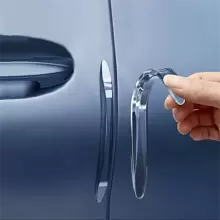 4pcs/2pcs Invisible Car Door Edge Guards, Anti-Collision & Scratch Protector, Rearview Mirror Protective Sticker - Multicolor - View 13