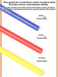 Children's Early Education Draw And Match Wooden Sticks And Sticks Balance Building Blocks Enlightenment Education Interactive Game Stick Educational Toys, Wooden Stick Board Games, Exercise Hand-Eye Coordination, Hands-On Ability, Brain Power