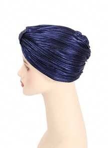 1pc Women Plain Color Square Headscarf, Head Cover Hat, Suitable For Daily Use