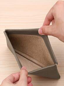 高级牛皮多功能长款钱包：大容量护照/身份证夹层 + 现金/卡槽 + 耳机/线缆收纳袋 + 化妆包，高端旅行/通勤必备 - 彩色 - 查看 7