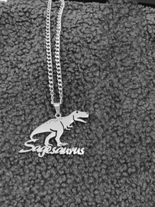 Custom Fashion Stainless Steel Necklace Hip Hop Style Male And Female Couple Necklace Rapper Fan Personalized Jewelry Gift - As Shown - View 14