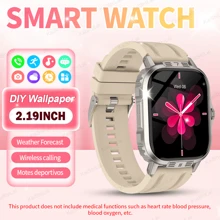 Nieuwe Hot Silicone Band Smart Watch Met 2.01" Full Screen Touch, Bellen/Beantwoorden Telefoongesprek, Stappenteller Calorieënteller, Multi-Sport Modi Afstand Volgen, USB Opladen, Melding Wekker, Compatibel met Iphone & Android Smartphones
