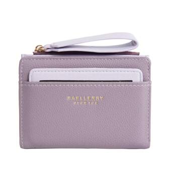 Stylish Exquisite Soft Lychee Buckle Short Multi-Function Large Capacity Wallet Multi-Function Zipper Portable Student Card Clip Coin Purse Cute Fit Suitable Young Student Gift Women Purse For Women Wallet Mini Wallet Purse Wallet Small Wallet