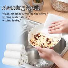 Toallitas absorbentes de alta calidad, toallas de papel desechables multicapa para la cocina, toallitas desengrasantes resistentes, alternativa a las toallitas flojas, soporte para pared multifuncional para pañuelos para la cocina y fiestas - sin necesidad de taladrar orificios, almacenamiento que ahorra espacio para artículos esenciales de cocina y baño