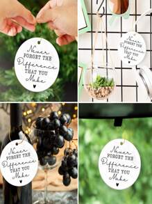 1pc 3-Inch Ceramic Decorative Plaque Sign, Thank You Gift, Farewell, Retirement Gift Suitable For Women, Men, Colleagues, Boss, Friends