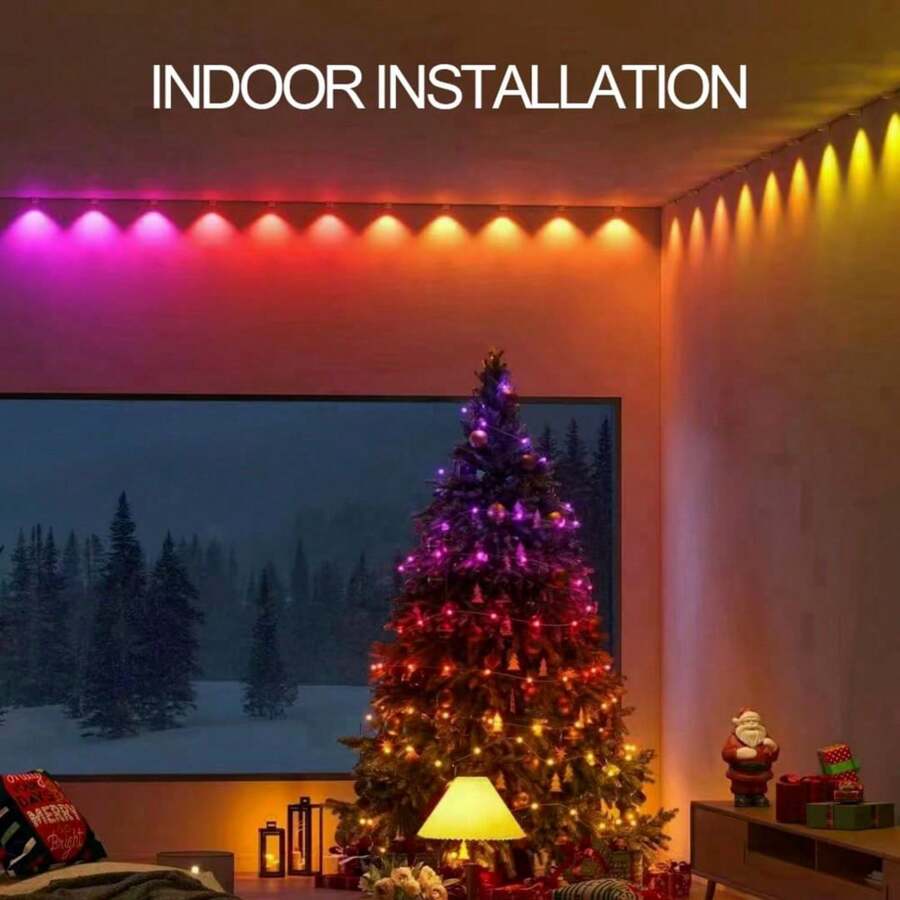 Permanent Outdoor Lights 60Ft With 36 LED Eaves Lights IP67 Waterproof Smart Out - 1 - Xem 1