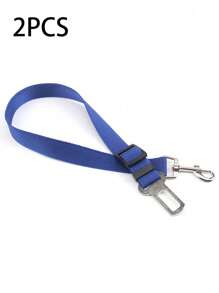Pet Car Seat Belt Traction Clip Safety Bar Traction Retractable Leash Cat Dog Seat Belt Dog Collar Dog Accessories Car Seat Belt Nylon Seat Heavy Duty Durable Dog Car Seat Belt - Ensure Your Dog Or Cat Is Safe And Secure While Driving,Dog Seatbelt,Dog Car Seat