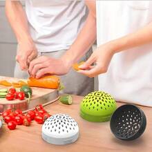 1 pieza Filtro de lata de silicona, colador multifuncional mini, tamiz de comida para drenar latas, filtro de cocina mini, drenaje de lata de silicona portátil, accesorios de cocina para el hogar