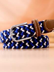 1 pièce Ceinture polyvalente décorée en tissu élastique, multicolore