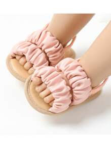 Infant Girls Sandals Summer Shoes Outdoor First Walker Toddler Girls Shoes For Summer - Pink - View 5