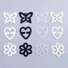 4pcs Heart Shaped Bra Strap Clips, Invisible Non-Slip Shoulder Belt Buckles, Women's Lingerie & Underwear Accessories
