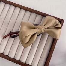 1pc Retro Versatile Bow Hair Clip, Sophisticated Twist Barrette For Women, 2025 New Design