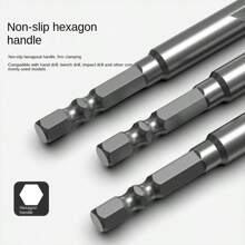 Four-Blade Serrated Eccentric Drill Bit, Suitable For: Tile/Concrete/Metal/Stainless Steel/Ceramic/Drilling, Ultra-Hard Special Electric Drill, High Hardness Dry Drilling, Specification Model: 6mm/8mm/10mm/12mm
