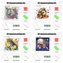 1 kit de peinture de diamants 5D de rêve DIY - ensemble d'artisanat en mosaïque acrylique vibrant avec des diamants asymétriques, convient pour la décoration murale de la maison ou comme cadeau de la Saint-Valentin