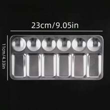 10pcs/5pcs/1pc Aluminum Painting Palette, Rectangular & Round Palette, Art Supplies, Painting Color Mixing, Reusable & Washable,Back To School,School Supplies