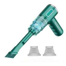 Handheld Cordless Vacuum Cleaner, 2-In-1 USB Portable Dust Collector, Cordless Dust Collector For Computer Cleaning, Strong Suction For Car Vacuum Cleaner - Green - View 2