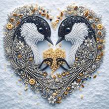 1pc Adult Beginner Diamond Painting Kit, DIY 5D Special Shaped Crystal Diamond Partial Diamond Encrusted Painting Mosaic Handmade Craft, Inspiring Your Creativity & Passion, Frameless Wall Decor Art