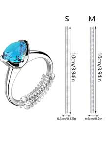 Transparent Ring Size Adjuster, Everyday Casual Tool, Transparent Spiral Based Ring Tools, Guard Tightener Reducer, Resizing Tool For JewelryRing Adjustment Pad, Ring Size Adjuster, Fixed Loose Ring, Size Rings Reduction Pad, Mother Day Gift, Mother's Day,Gift For Mom,Gift For Mother