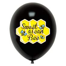 Decoraciones para fiesta de cumpleaños con temática Feliz abeja 2025, globo con diseño de abeja, para festival, fiesta, jardín, decoración original de flores de jardín, globo de látex de 12" - Multicolor - Ver 5