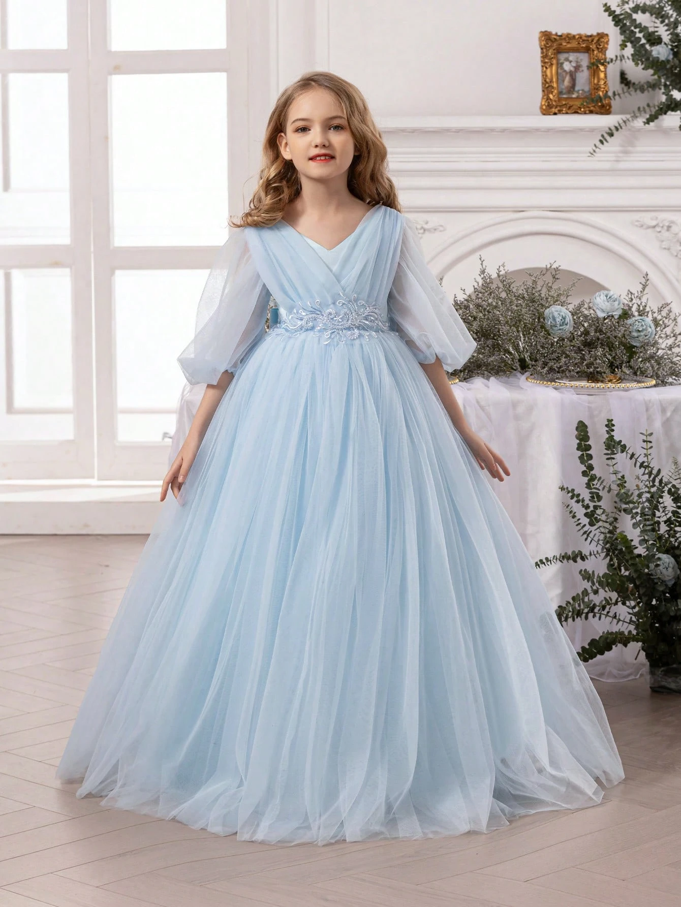 Robe de fête pour enfant, robe de princesse pour anniversaire, banquet, Noël, occasions formelles, bal de promo_voghion.com