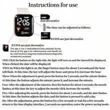 2 件/儿童可爱数字电子手表，适合节日、生日礼物等场合，可作为送给孩子的礼物，五一儿童节 - 彩色 - 查看 13