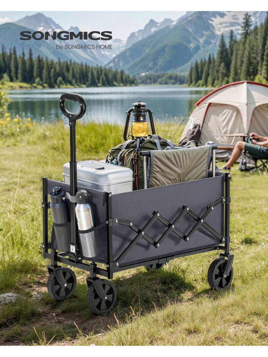 SONGMICS Garden Carts - Màu xám đen - Xem 1