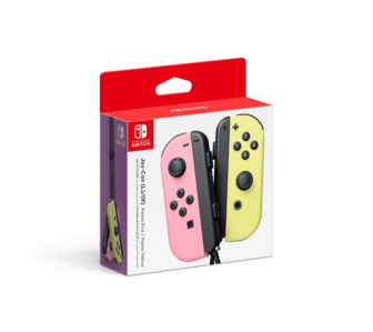 Nintendo Switch Joy-Con (L)/(R)-Pastel Pink/Pastel Yellow