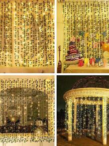 1/3/5 pièces chaîne lumineuse à DEL en lierre artificiel, 2 m (6,56 pieds) / 20 DEL, plante suspendue à DIY feuillage vert décoration de fond, convient pour les décorations de vacances, chambre, mur, mariage, fête, table, jardin, décoration de salle