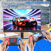 Handheld Game Console, Retro Gaming Player, Classic Mini Game Machine, 1020mAh Battery Capacity, Portable Gaming Device Supports TV Connection
