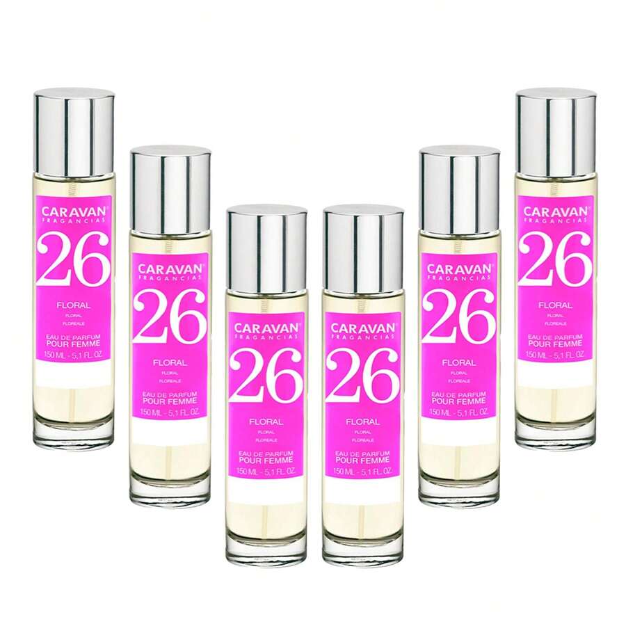 CARAVAN FRAGRANCES Conjunto de 6 frascos Perfume de Mulher Nº30, 150 ml - Rosa - Ver 1