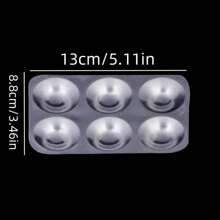 10pcs/5pcs/1pc Aluminum Painting Palette, Rectangular & Round Palette, Art Supplies, Painting Color Mixing, Reusable & Washable,Back To School,School Supplies