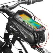Bike Bags, Lightweight Bike Frame Bag, Waterproof Front Bike Phone Holder, Long Lasting Bicycle Top Bag, Bicycle Accessories For Mountain Bike, Road Bike